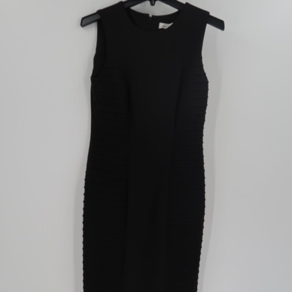 Calvin Klein Black Cocktail Dress Size S - Picture 9 of 11